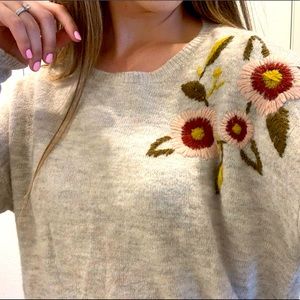 🌹 ADORABLE CROTCHET FLOWER SWEATER 🌹